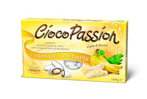 Konfekt aus Kokosnuss Passion mit Bananengeschmack von CRISPO.