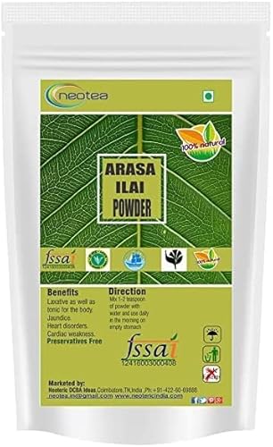 CROW Neotea Arasa Ilai Peepal Leaves Ficus Religiosa Leaf Powder 300 g von CROW