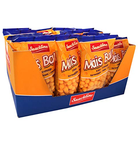 Snackline Mais Balls Bälle mit Käsegeschmack 20 x 125g von CSGV