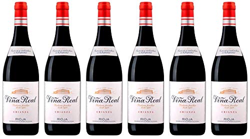 6x Vina Real Crianza Rioja DOCa 2016 - Bodegas Compania Vinicola del Norte de Espana - CVNE, La Rioja - Rotwein von CVNE