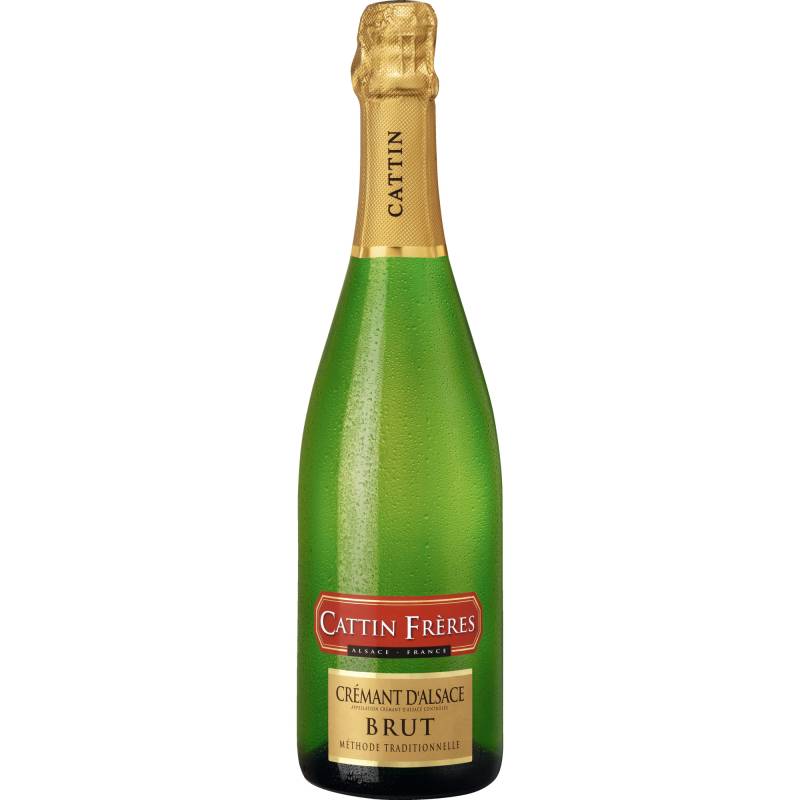 Crémant Cattin Frères, Brut, Crémant d'Alsace AOP, Elsass, Schaumwein von CWL SARL Cattin Frères , F-68420 Voegtlinshoffen