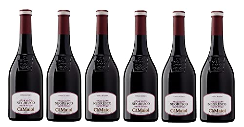 6x 0,75l - 2020er - Cà Maiol - Negresco - Rosso - Vino d'Italia - Lombardei - Italien - Rotwein trocken von Cà Maiol