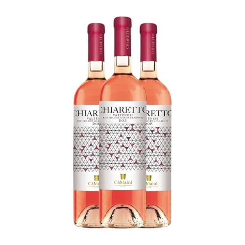 Cà Maiol Chiaretto Rosato Sirmiolino Chiaretto Riviera del Garda Classico 75 cl Rosé-Wein (Karton mit 3 Flaschen von 75 cl) von Cà Maiol