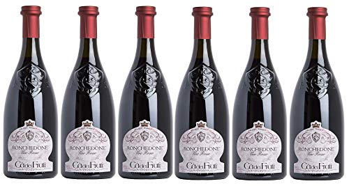Ronchedone Ca' dei Frati 2018 Rotwein aus dem Gardasee - [ Packung mit 6 Flaschen x 750 ml ] von Cà dei Frati