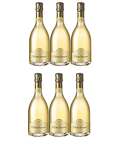 Ca' del Bosco Cuvée Prestige Extra Brut Franciacorta Schaumwein DOCG Italien I Versanel Paket (6 Flaschen) von Ca del Bosco