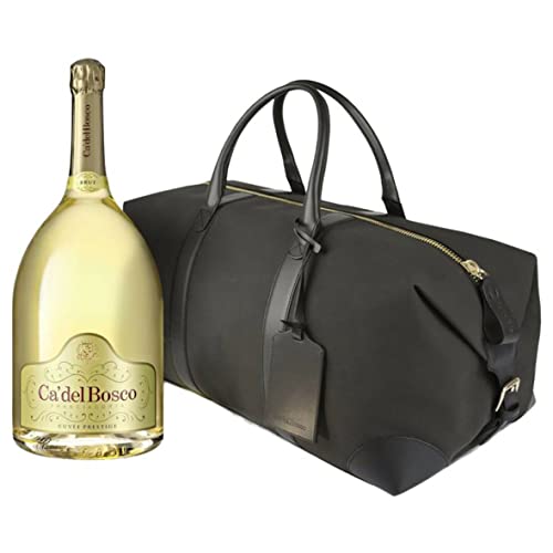 Franciacorta Extra Brut DOCG Cuvèe Prestige 44° Edizione Cà Del Bosco Jeroboam + Weekend Bag von Ca del Bosco