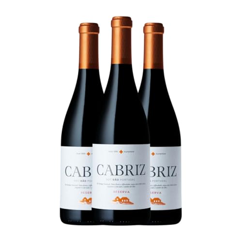 Cabriz Tinto Dão Reserve Medium Flasche 50 cl Rotwein (Karton mit 3 Medium Flasche von 50 cl) von Cabriz