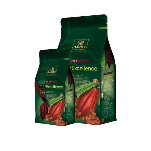 Cacao Barry - Excellence 55 % schwarze Schokolade, 5 kg von Cacao Barry