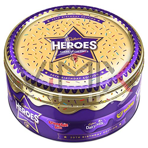 2 Arten von Cadbury ( Rosen - Olivia Burton / Heroes TIN 800 g ) Pralinen (Heroes) von Cadbury