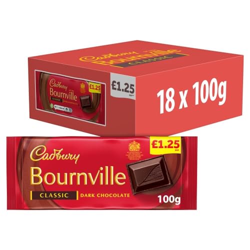 Cadbury Bournville Classic 100 g x 18 Riegel von Cadbury