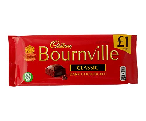 Cadbury Bournville PM £1 100 g x 18 x 1, Schwarz von Cadbury