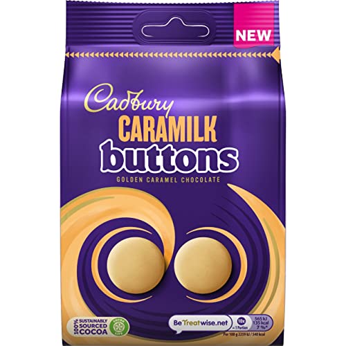 Cadbury Caramilk Buttonsbeutel, 105 g, Braun von Cadbury