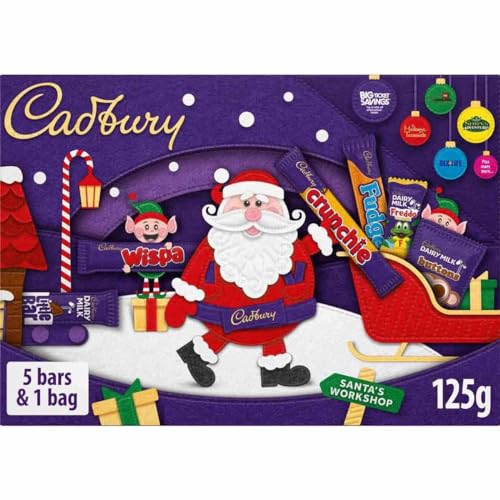 Cadbury Christmas Chocolate Selection Medium Box 155 g (8 Stück) von Cadbury