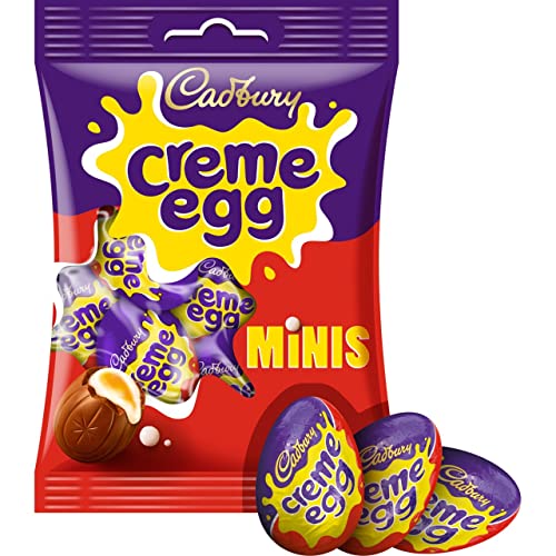 Cadbury Creme Egg Minis, perfekt für Ostern, Milchschokoladenei gefüllt mit Fondant, 78 g (1 Stück) von Cadbury