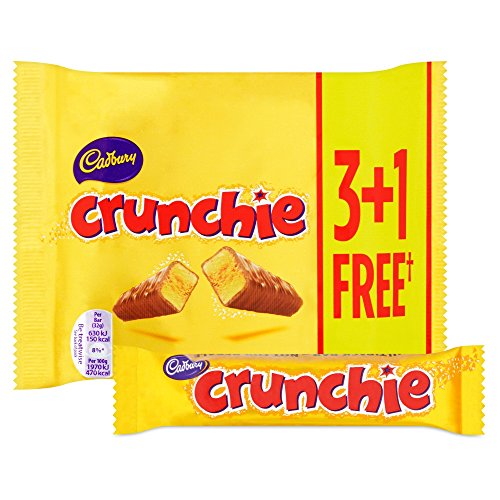 Cadbury Crunchie, 128g (4 Riegeln in der Packung) von Cadbury