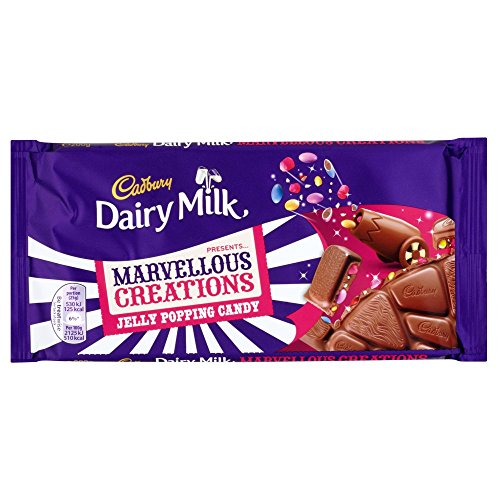 Cadbury Dairy Milk Chocolate Marvellous Creations Jelly Popping Candy Muscheln, 180 g von Cadbury