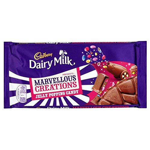 Cadbury Dairy Milk MARVELLOUS CREATIONS Jelly Popping Candy Shells 200g von Cadbury