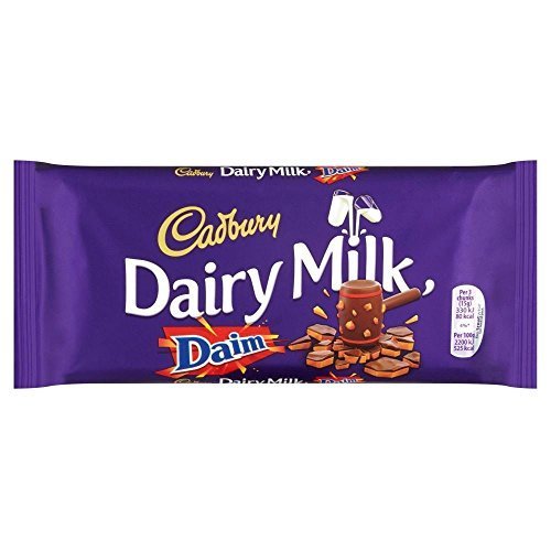 Cadbury Dairy Milk with Daim 120g (Packung 15) von Cadbury