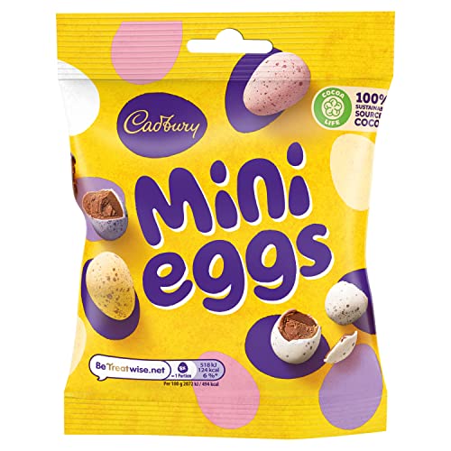 Cadbury Die Schokolade Mini Eier Solidee Tasche (80G) in einer Schale von Crunchy Zucker (Ostern Forms) von Cadbury