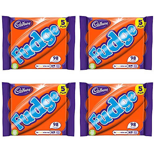 Cadbury Fudge Bar 5er-Pack (Multi Buy Pack mit 4 Stück) von Cadbury