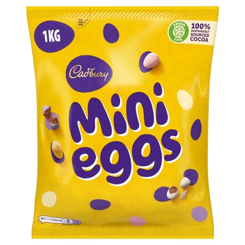 Cadbury Milchmilch-Schoko-Mini-Eier Ostern, 1 kg Beutel von Cadbury