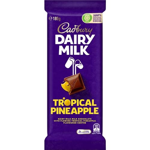 Cadbury Milchmilch Tropische Ananas-Schokolade 180gm x 15 von Cadbury