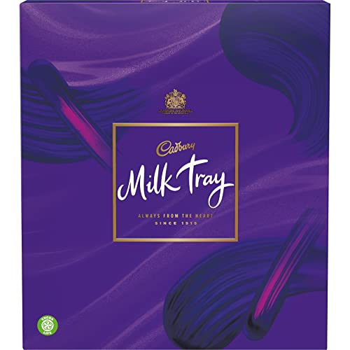 Cadbury Milchschale Pralinenschachtel, Sortierte Milchschokoladen Geschenkset für Geburtstage, Jubiläen & besondere Anlässe, 360g (1 Stück) von Cadbury