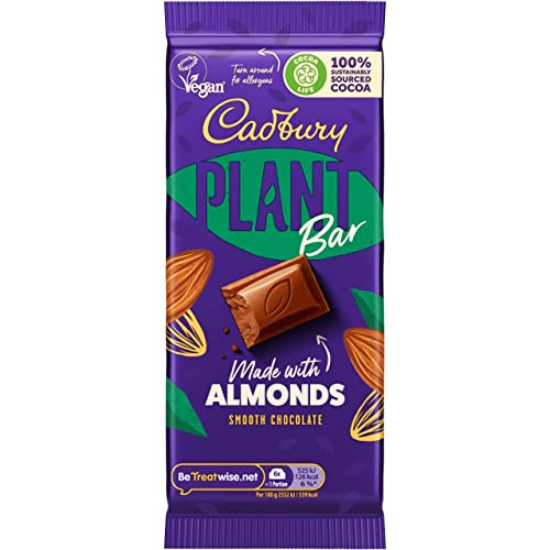 Cadbury Plant Smooth Schokoriegel, 90 g von Cadbury