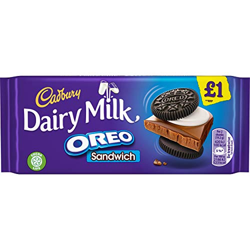 Cadbury Priced Priced Single Chocolate Bar 96 g (Dairy Milk Oreo Sandwich) von Cadbury