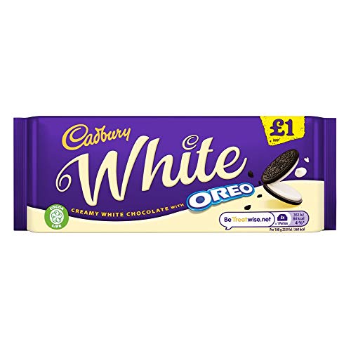 Cadbury Priced Single Chocolate Bar (White Oreo) von Cadbury