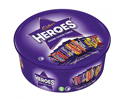 Cadbury Rose's 31.03.2022 Cadbury Heroes 600 g, 2 verschiedene Schokoladendosen von Cadbury