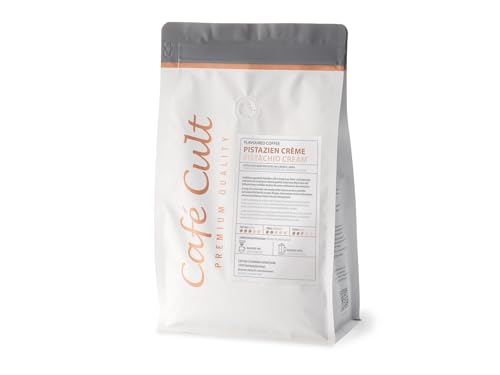 1kg - Café Cult - Pistazien-Crème - aromatisierter Röstkaffee - ganze Bohnen von Café Cult