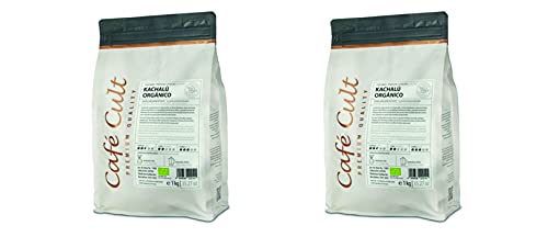 2 X NEU Café Cult BIO Kaffee Colombia Organic Kachalú in 1 kg Tüte, ganze Bohne DE-ÖKO-006 = 2 kg von Café Cult