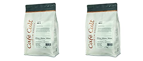 2 X NEU Café Cult Espresso No. 3 in 1 kg Tüte, ganze Bohne = 2 kg von Café Cult