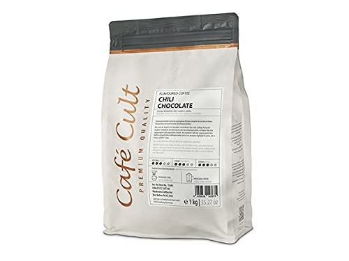 NEU Café Cult Kaffee "Chili-Chocolate" in 1 kg Tüte, ganze Bohne, aromatisiert von Café Cult