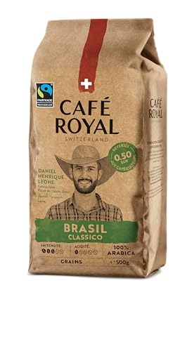 Café Royal Brasil Crema Classico Kaffeebohnen 500G - Fairtrade zertifiziert von Café Royal