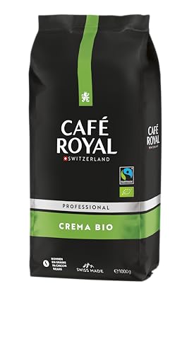 Café Royal Crema Bio Fairtrade Max Havelaar Professional Line Bohnenkaffee. 1er Pack (1 x 1 kg) von Café Royal