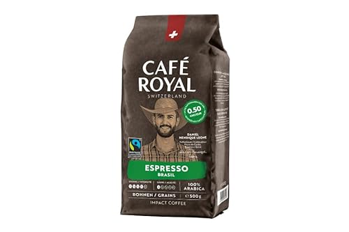 Café Royal Impact, Brasil Espresso beans, 500g coffee beans, Fairtrade certified, 100% Arabica coffee, intensity 4/5 von Café Royal