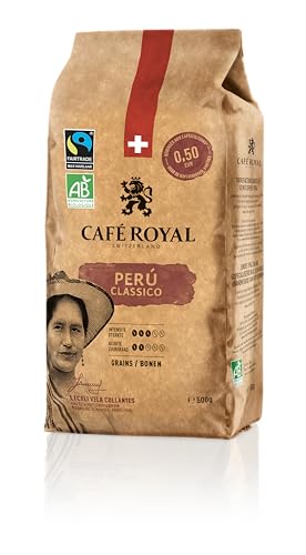 Café Royal Peru Crema Kaffeebohnen 500G - Bio und Fairtrade zertifiziert von Café Royal