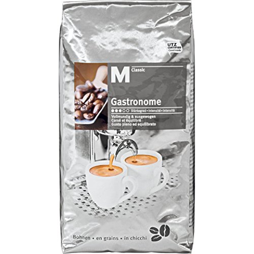 M-Classic Gastronome Ganze Bohnen 1kg, Stärkegrad 3/5 von Café Royal