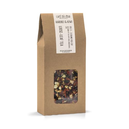 Erdbeere & Kiwi - Früchtetee 100g - Café du Jour loser Tee von Café du Jour