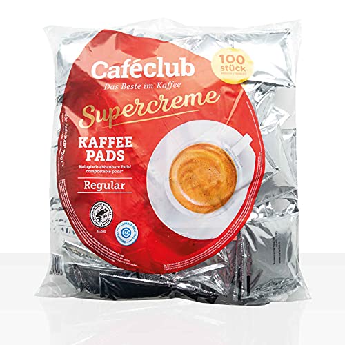 4x Cafeclub Regular Kaffeepads Megabeutel je 100 stk. normale Röstung einzeln verpackt von ebaney