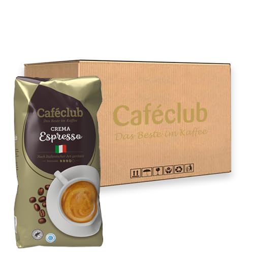 Caféclub - Crema Espresso Bohnen - 8x 1kg von Caféclub