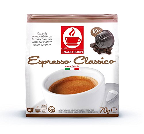 Kompatibel Kaffeekapseln Dolce Gusto Classico - 10 Kapseln von Caffè Tiziano Bonini