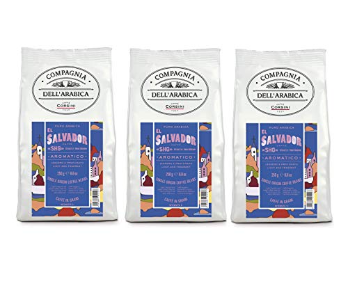 Caffè Corsini Compagnia Dell'Arabica El Salvador Bio-Kaffeebohnen 3 Pack x 250 g, 750 g von CAFFÈ CORSINI 1950