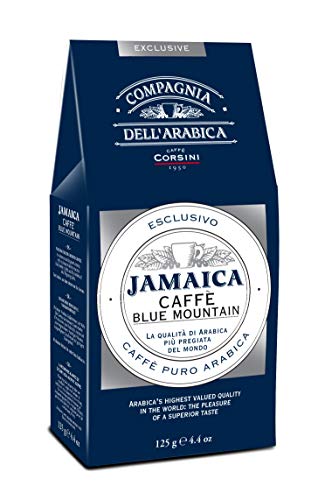 Caffè Corsini Compagnia Dell'Arabica Jamaika Blue Mountain Gemahlener Kaffee, 125 g von CAFFÈ CORSINI 1950