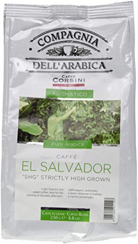 Corsini Caffè Compagnia Dell'Arabica - EL Salvador SHG-Strictly High Grown, Bohne, 2er Pack (2 x 250 g) von CAFFÈ CORSINI 1950