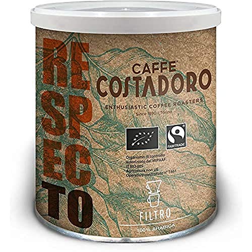 CAFFE' COSTADORO Costadoro Respecto Arabica Filter Kaffee Dose, 250 g von CAFFE' COSTADORO