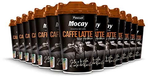 Mocay – Kaltkaffee zum Trinken – Latte Kaffeebecher-Set trinkfertig – 20 Becher x 200 ml von Caffé Mocay