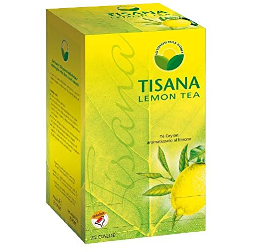 KRÄUTERTEE MOLINARI LEMON TEA - TEE CEYLON AROMATISIERT MIT ZITRONE - Box 25 PADS ESE44 2.4g von Caffe Molinari